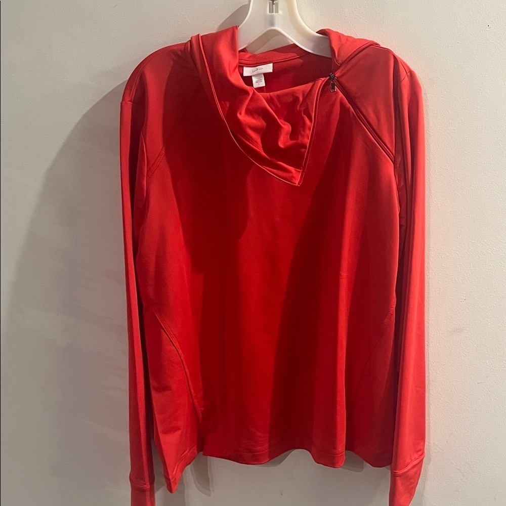 J. Jill Fit Vibrant Red Top